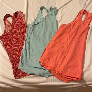 Set of 3 Mossimo Racer Back Tank Tops